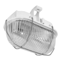 Zunanja stropna svetilka OVAL 1xE27/60W/230V IP44 bela