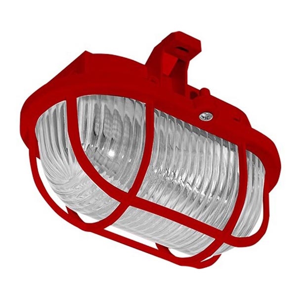 Zunanja stropna svetilka OVAL 1xE27/60W/230V IP44