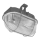 Zunanja stropna svetilka OVAL 1xE27/60W/230V IP44 siva
