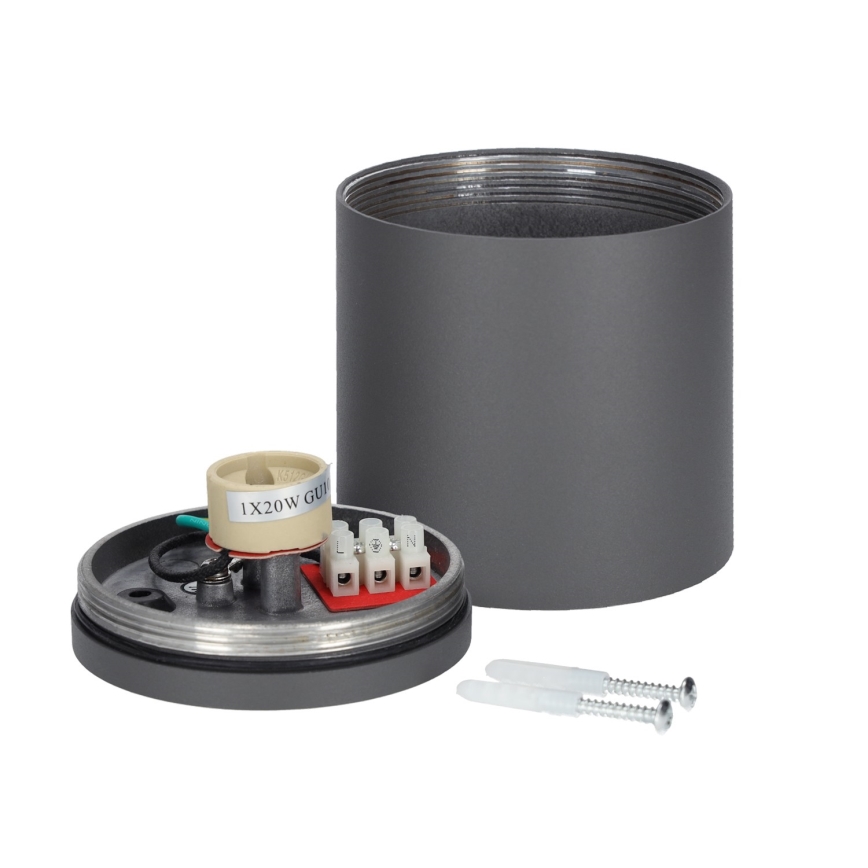 Zunanja stropna svetilka QUAZAR 1xGU10/20W/230V IP44