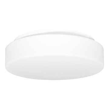 Zunanja stropna svetilka s senzorjem HECTOR 1xE27/60W/230V pr. 30 cm IP44 opal bela