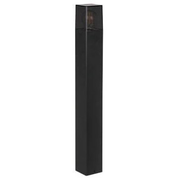 Zunanja svetilka 1xE27/40W/230V IP44 80 cm črna/dimljena