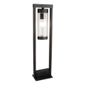 Zunanja svetilka 1xE27/60W/230V IP44 črna/dimna rjava
