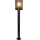 Zunanja svetilka 1xE27/60W/230V IP44 črna/dimna rjava