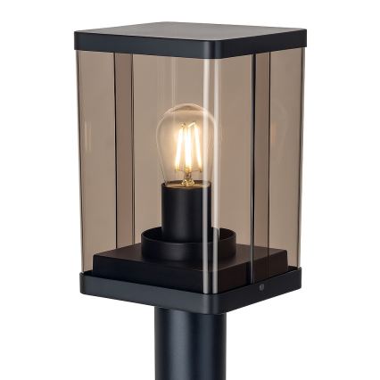 Zunanja svetilka 1xE27/60W/230V IP44 črna/dimna rjava