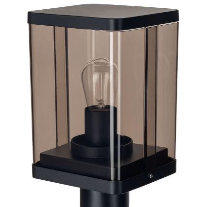 Zunanja svetilka 1xE27/60W/230V IP44 črna/dimna rjava