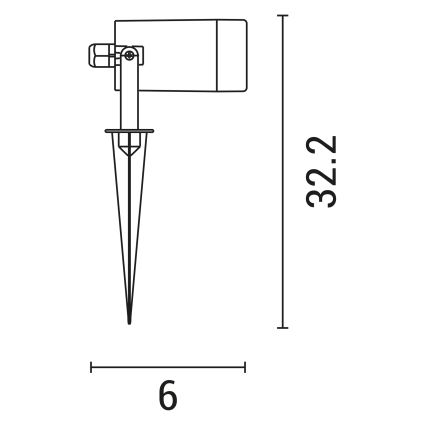 Zunanja svetilka 1xGU10/5W/230V IP65 bela