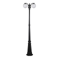 Zunanja svetilka 2xE27/60W/230V IP44 199 cm črna