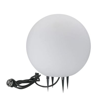 Zunanja svetilka ARGENTO 1xE27/15W/230V pr. 30 cm IP65 bela