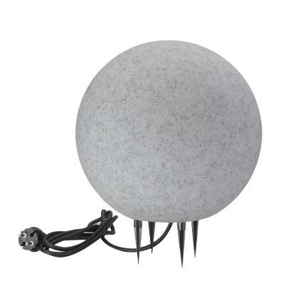 Zunanja svetilka ARGENTO 1xE27/15W/230V pr. 30 cm IP65 siva