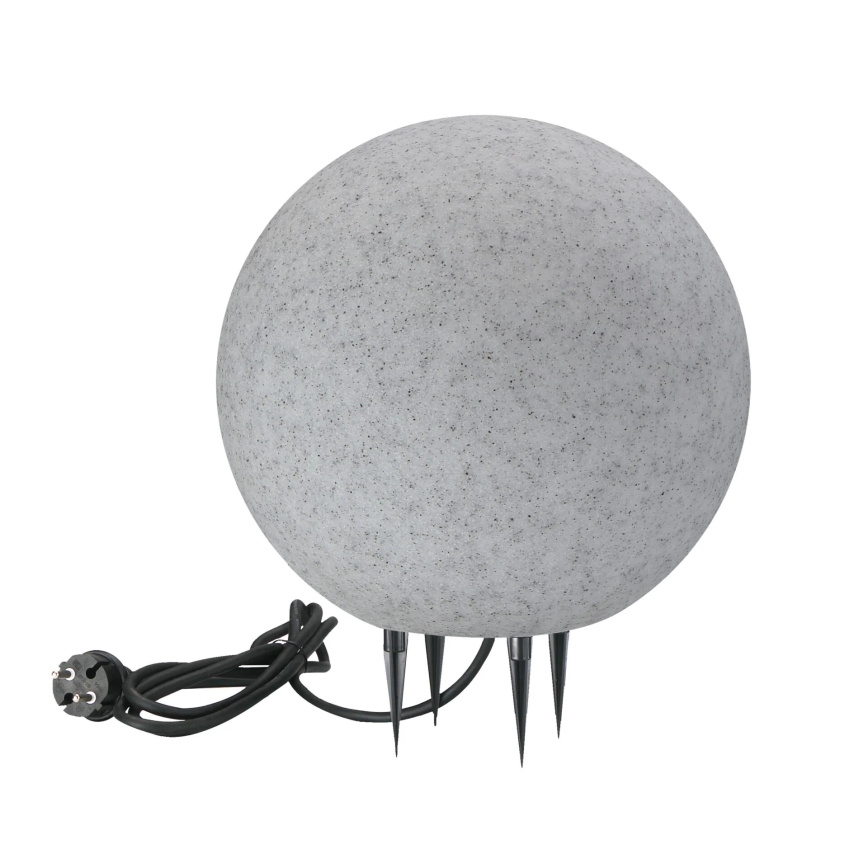 Zunanja svetilka ARGENTO 1xE27/15W/230V pr. 30 cm IP65 siva