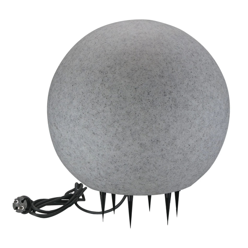 Zunanja svetilka ARGENTO 1xE27/15W/230V pr. 40 cm IP65 siva