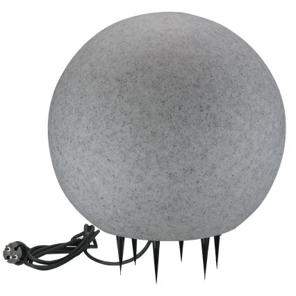 Zunanja svetilka ARGENTO 1xE27/15W/230V pr. 50 cm IP65 siva