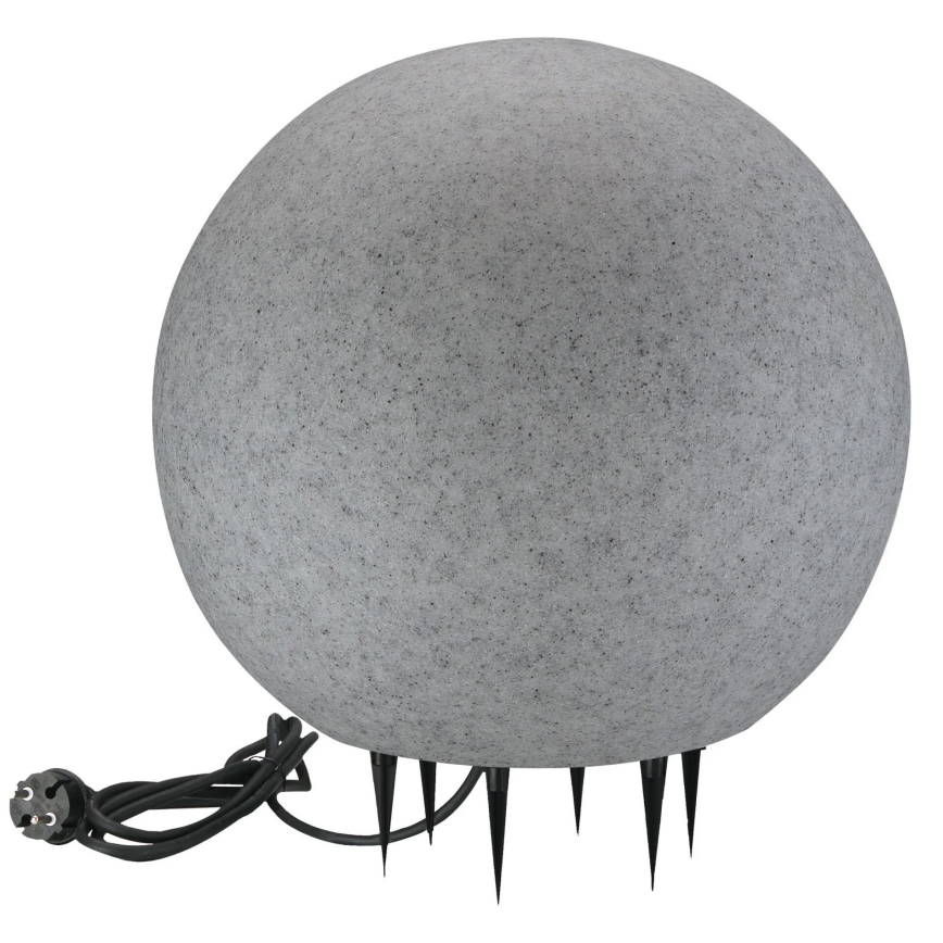 Zunanja svetilka ARGENTO 1xE27/15W/230V pr. 50 cm IP65 siva