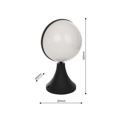 Zunanja svetilka CIRCULO 1xE27/40W/230V IP44