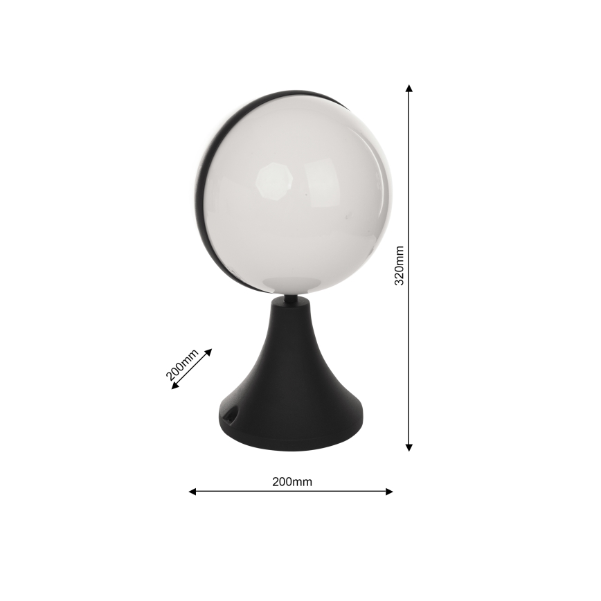 Zunanja svetilka CIRCULO 1xE27/40W/230V IP44
