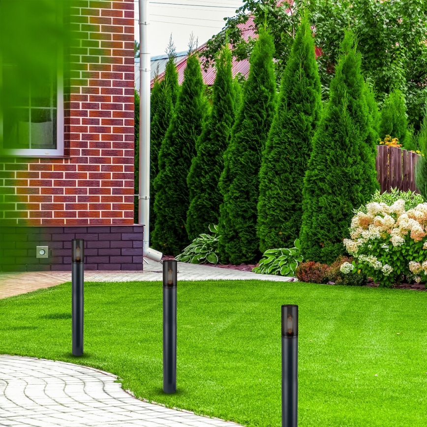 Zunanja svetilka HARLEM 1xE27/60W/230V 80 cm IP44 črna