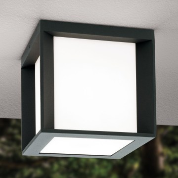 Zunanja svetilka HENRY 1xE27/15W/230V 16x16 cm IP44 antracitna