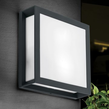 Zunanja svetilka HENRY 2xE27/15W/230V 26x26 cm IP44 antracit