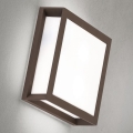 Zunanja svetilka HENRY 2xE27/15W/230V 26x26 cm IP44 rjava