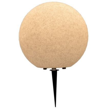 Zunanja svetilka KULA 1xE27/60W/230V premer 30 cm IP44 siva