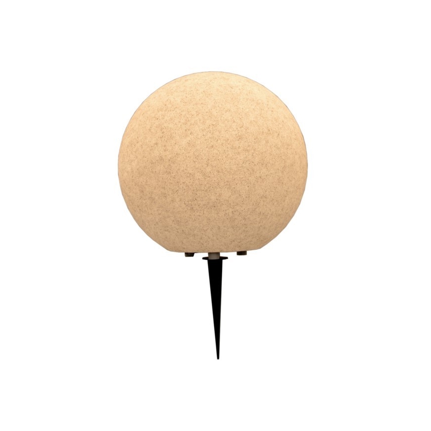 Zunanja svetilka KULA 1xE27/60W/230V premer 30 cm IP44 siva