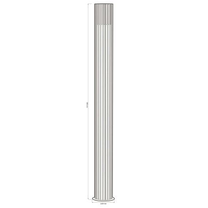Zunanja svetilka KUUSAMO 1xE27/20W/230V 74 cm IP54 antracit