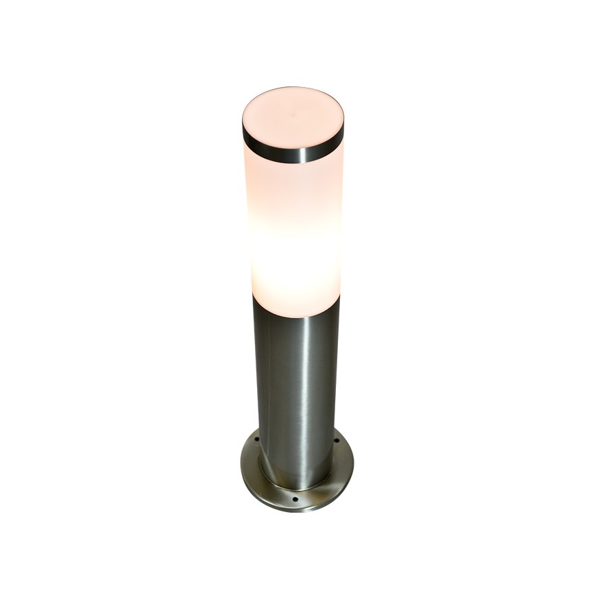 Zunanja svetilka LIVIA 1xE27/10W/230V 45 cm IP44 srebrna