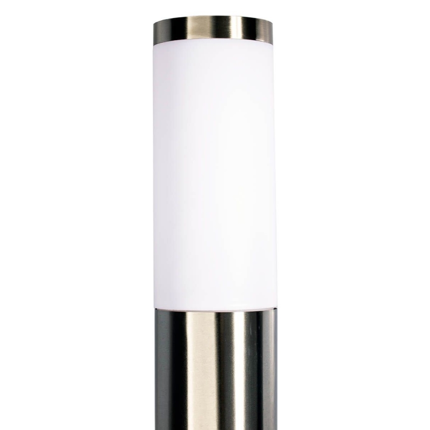 Zunanja svetilka LIVIA 1xE27/10W/230V 45 cm IP44 srebrna