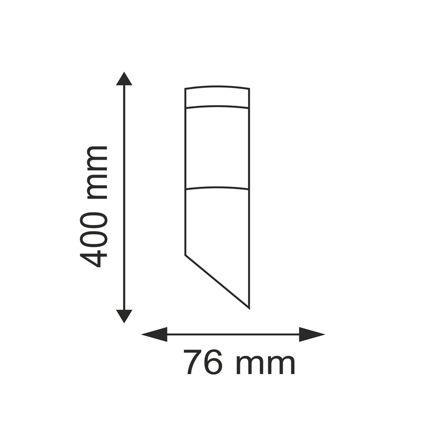Zunanja svetilka LIVIA 1xE27/10W/230V IP44