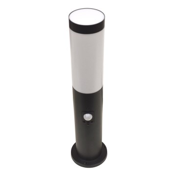 Zunanja svetilka s senzorjem LOPPA 1xE27/60W/230V 45 cm IP44 črna