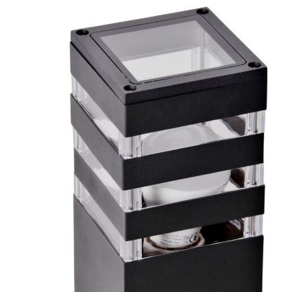 Zunanja svetilka TEKSAS 1xE27/12W/230V IP44 44 cm antracit