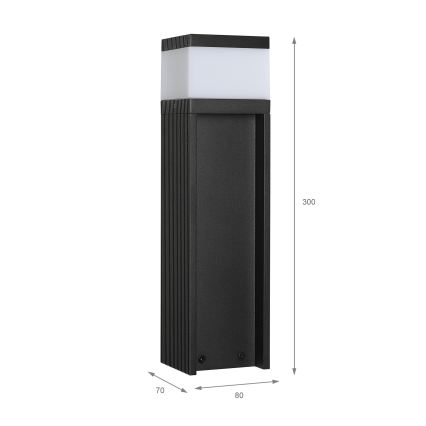 Zunanja svetilka VESPER 1xG9/5W/230V IP44 30 cm črna
