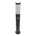 Zunanja svetilka z senzorjem LOPPA 1xE27/60W/230V 65 cm IP44 antracitna