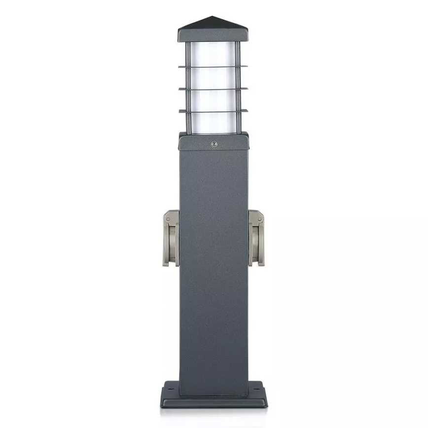 Zunanja svetilka z vtičnicami SCHUKO 1xE27/13W/230V IP44
