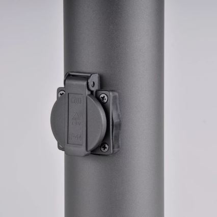 Zunanja svetilka z vtičnico DALLAS 1xE27/12W/230V IP44 antracit