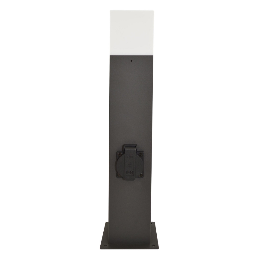 Zunanja svetilka z vtičnico NEW YORK 1xE27/12W/230V IP44 44 cm antracit