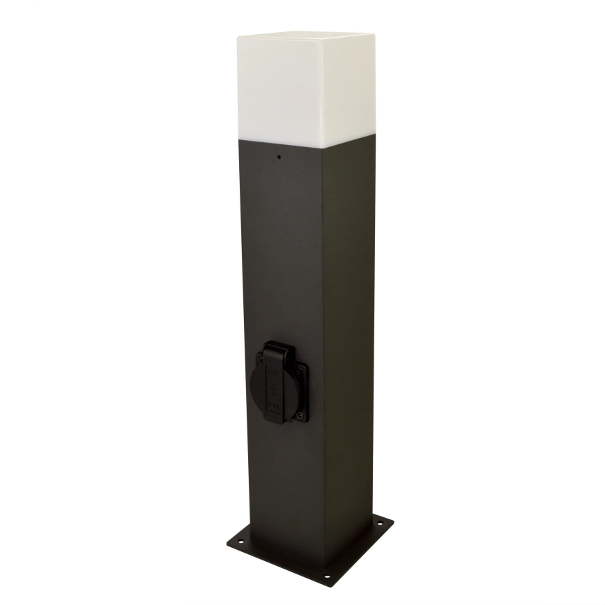 Zunanja svetilka z vtičnico NEW YORK 1xE27/12W/230V IP44 44 cm antracit