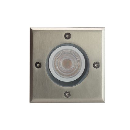 Zunanja svetilka za dovozno pot LUKKA CONNECT 1xGU10/4W/230V IP67 mat krom kvadraten