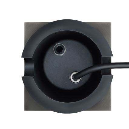 Zunanja svetilka za dovozno pot LUKKA CONNECT 1xGU10/4W/230V IP67 mat krom kvadraten