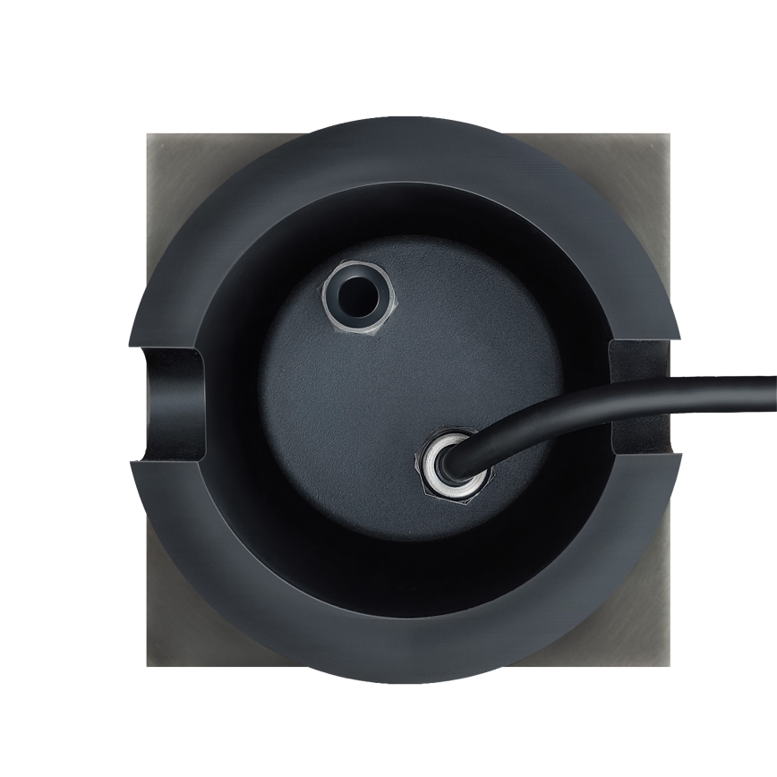 Zunanja svetilka za dovozno pot LUKKA CONNECT 1xGU10/4W/230V IP67 mat krom kvadraten