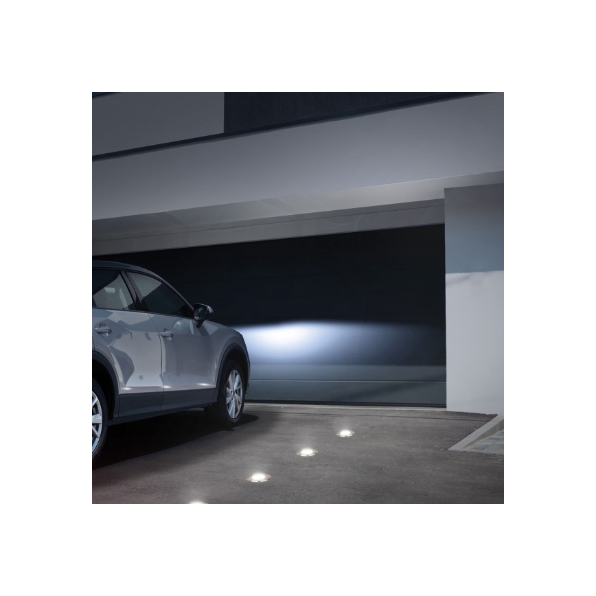 Zunanja svetilka za dovozno pot LUKKA CONNECT 1xGU10/4W/230V IP67 mat krom okrogla