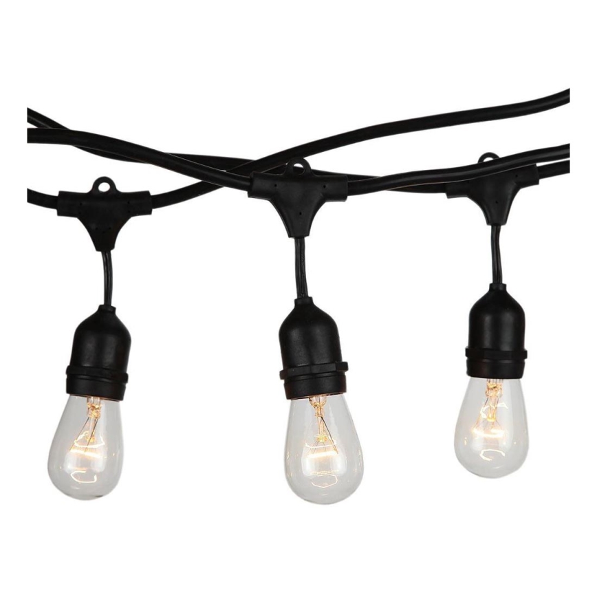 Zunanja veriga STRING 15m 15xE27/25W/230V IP54