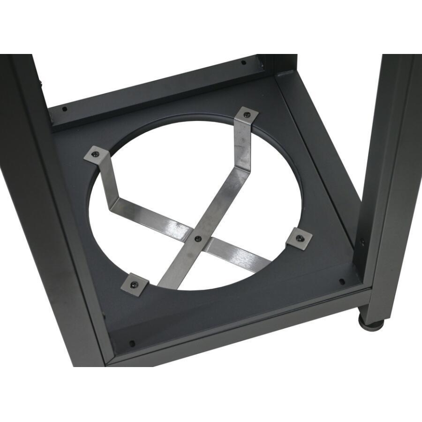 Zunanji kotni modul 47x47x123 cm črna/nerjaveče jeklo