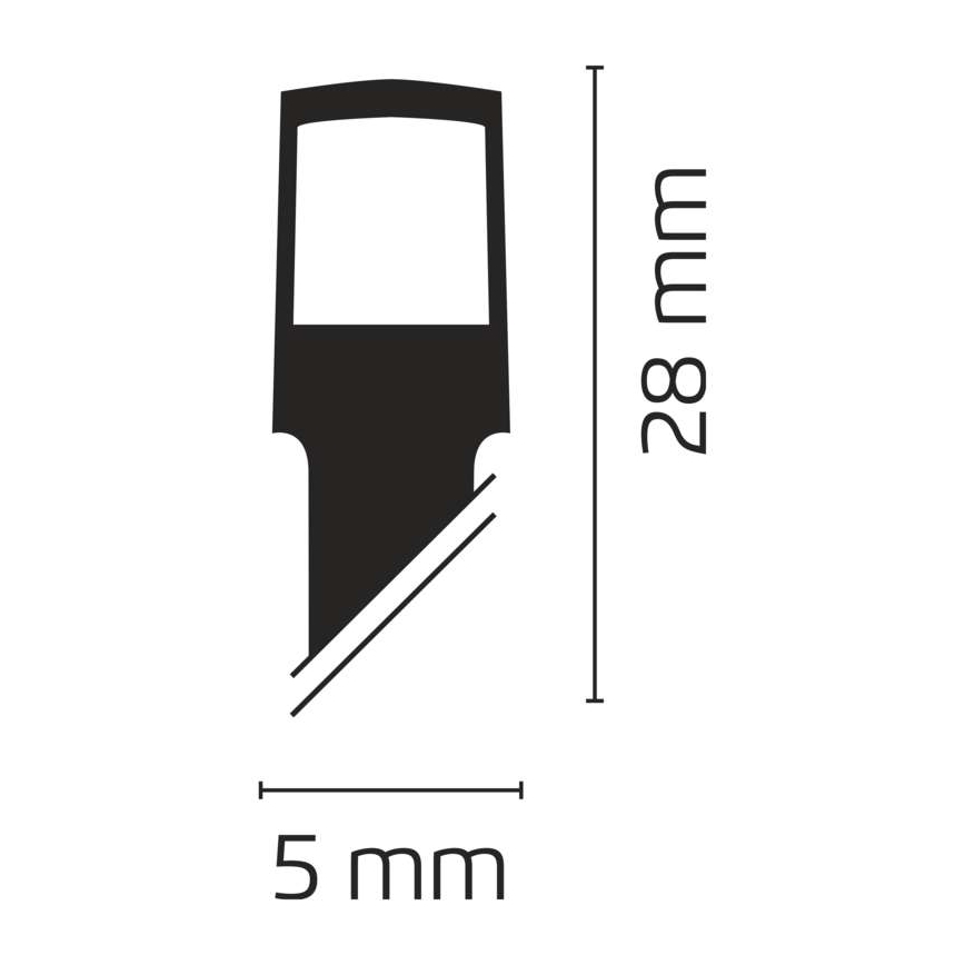 Zunanji LED niz 80 LED, 13 m, IP44, topla bela