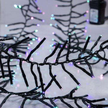 Zunanji LED niz CLUSTER 768xLED/8 funkcij 9 m IP44 topla bela