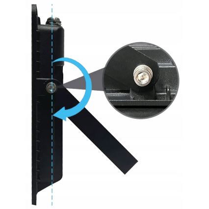 Zunanji LED reflektor LED/150W/230V 4500K IP65 črn