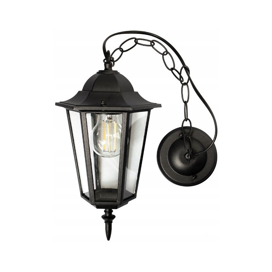 Zunanji lestenec 1xE27/20W/230V IP43 črna