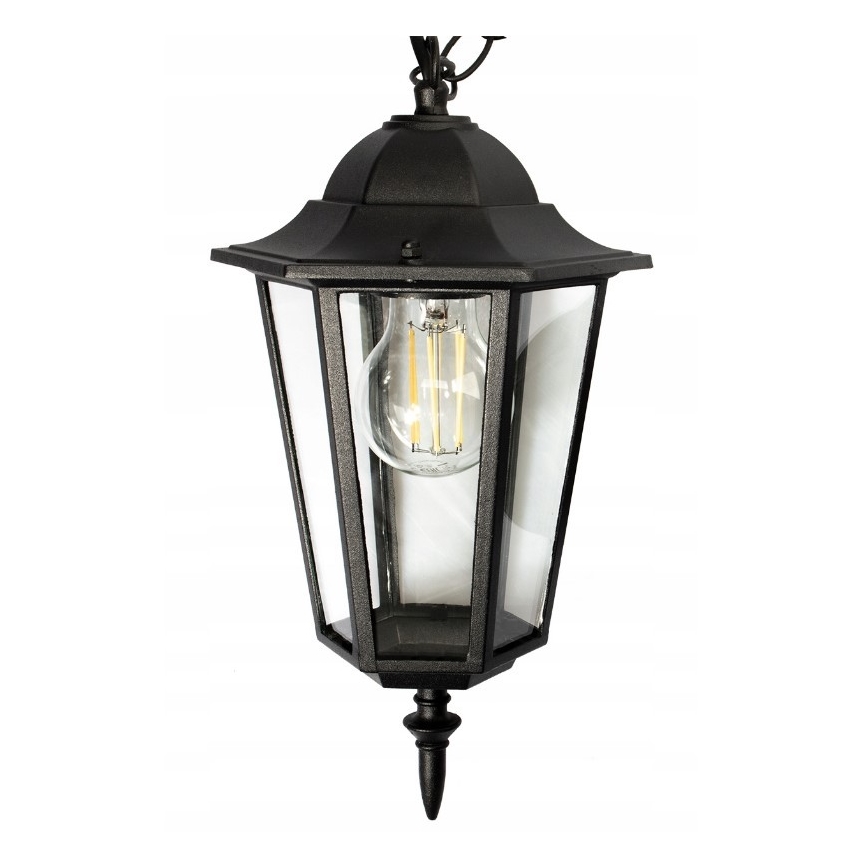 Zunanji lestenec 1xE27/20W/230V IP43 črna