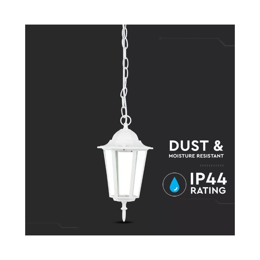 Zunanji lestenec na verigi 1xE27/40W/230V IP44 bel